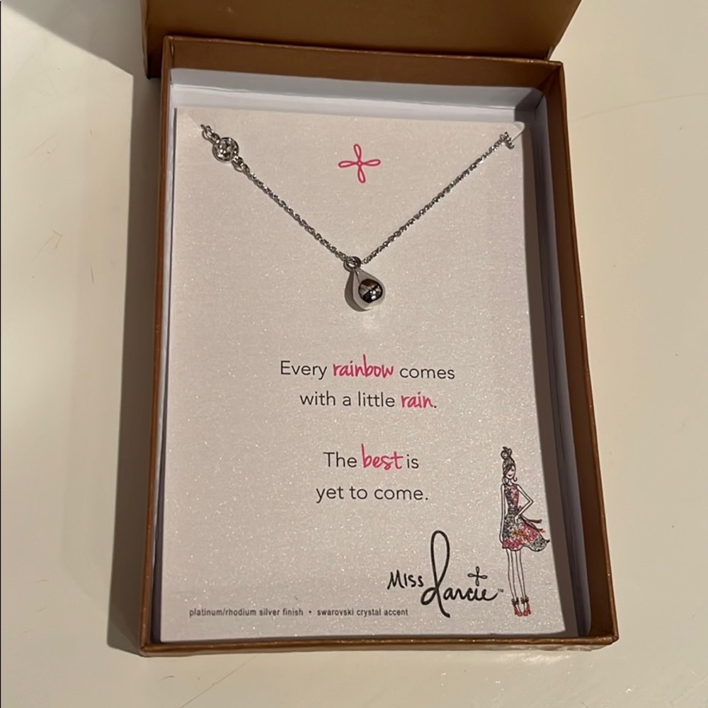 New, Miss Darcie Raindrop Necklace